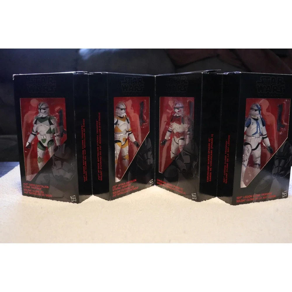Star Wars Black Series Clone Trooper 4-Pack Entertainment Earth Exclusive B9845